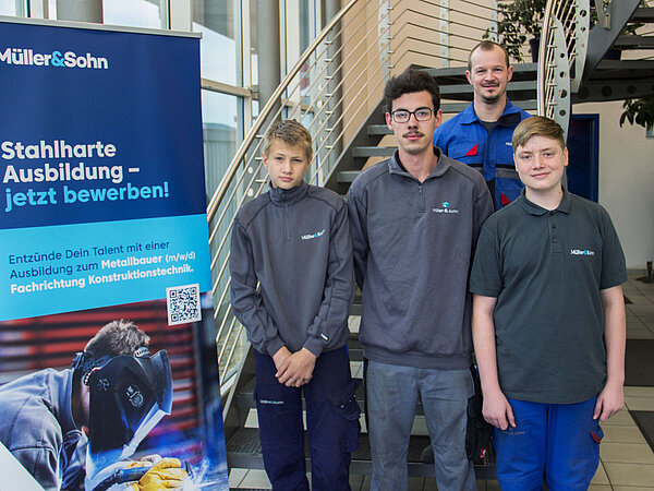 Ausbildungsbeginn bei Müller & Sohn